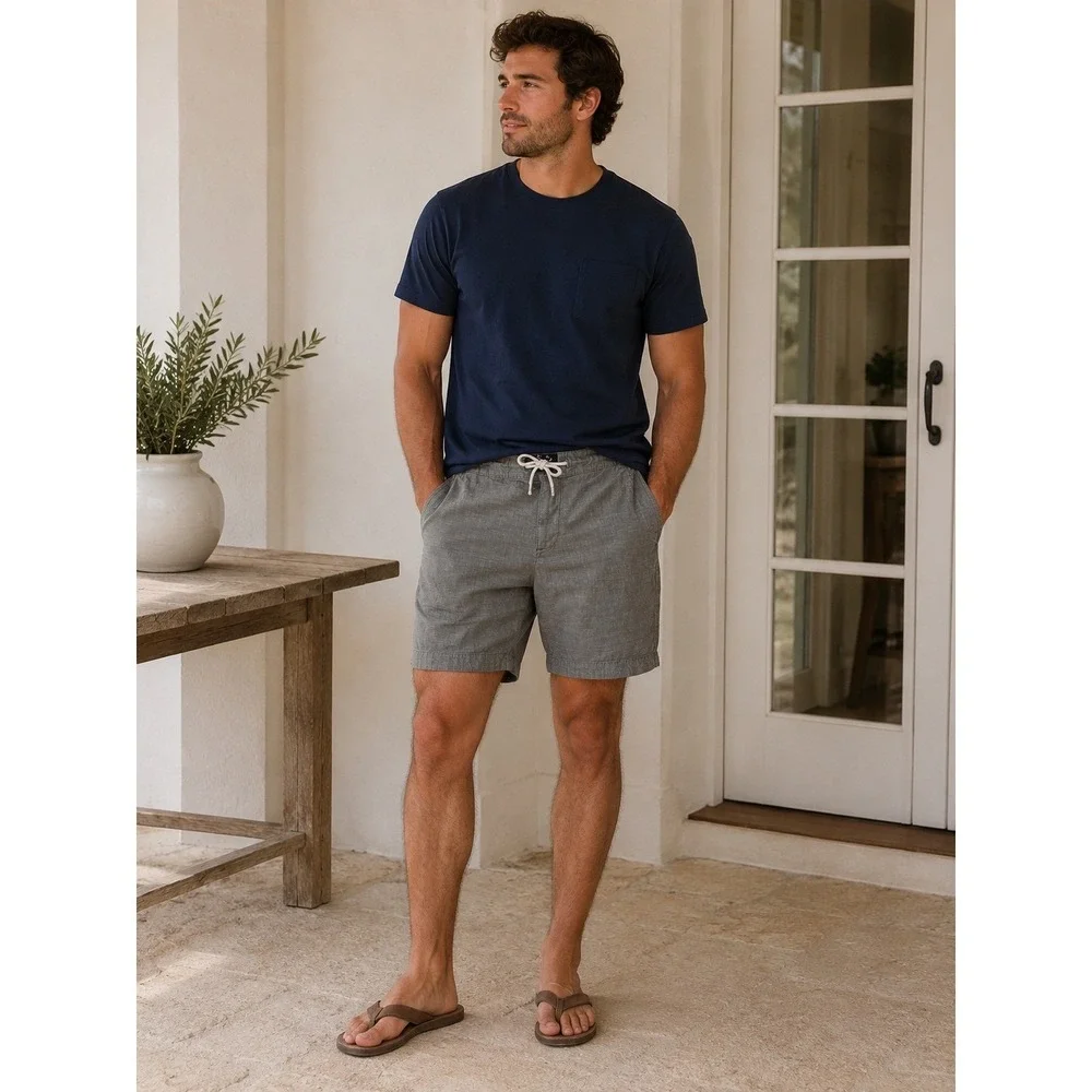 Abercrombie & Fitch Shorts Mens XS‎ Gray Casual Summer Beach Preppy
